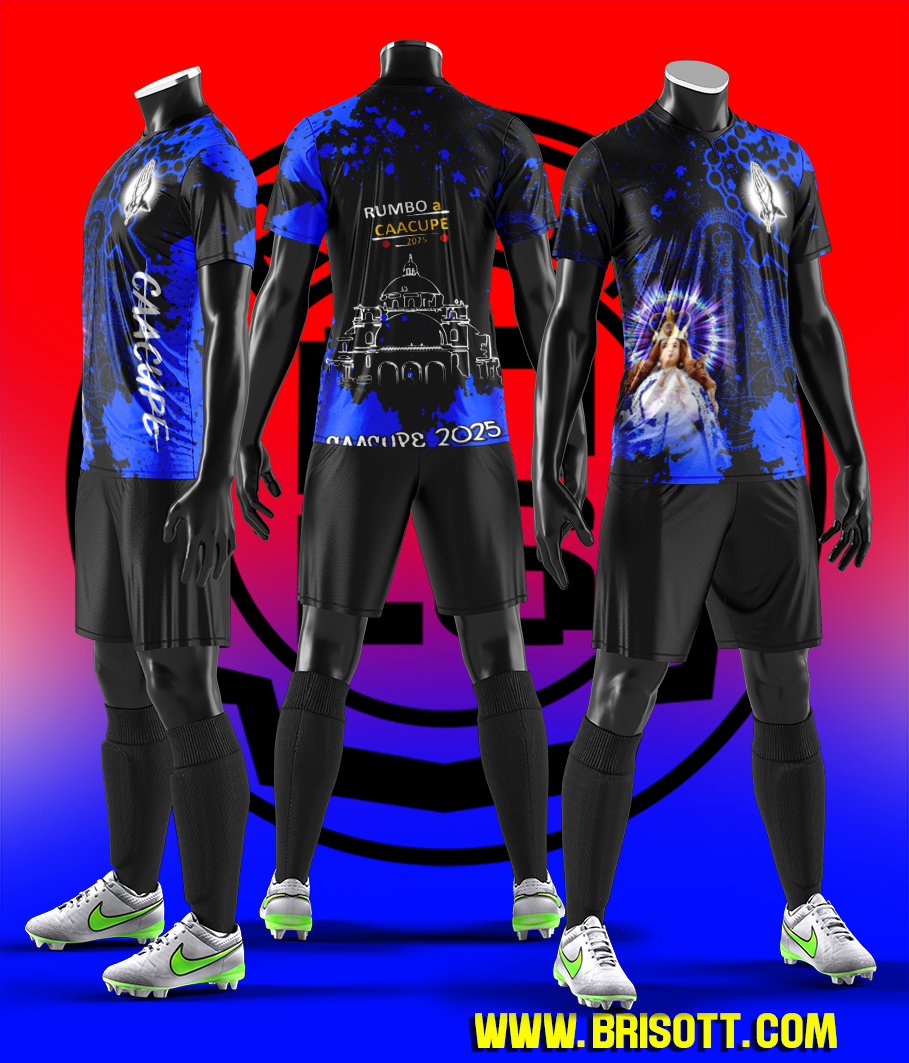 Mockup CAACUPE AZUL GRUNGE MOCKUP